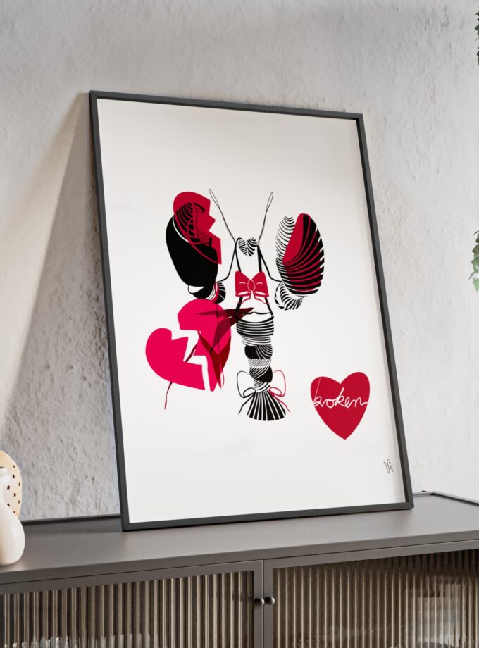 Heartbroken Poster, Framed