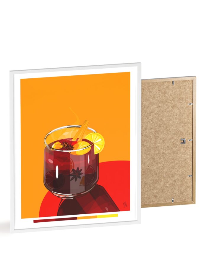 Mulled Wine Poster, Framed