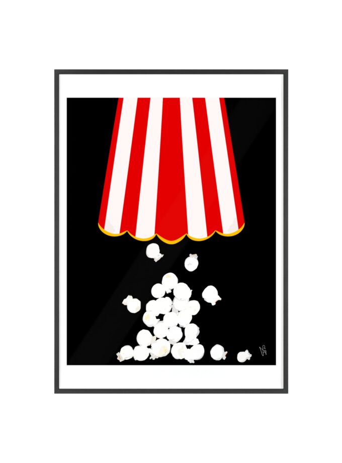 Let's Stay In Poster, Framed