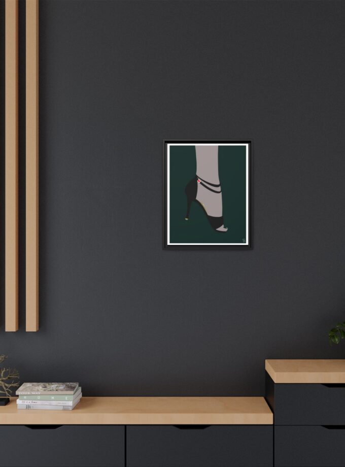 Emerald Canvas, Framed