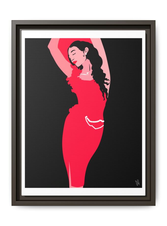 Goddess Canvas, Framed