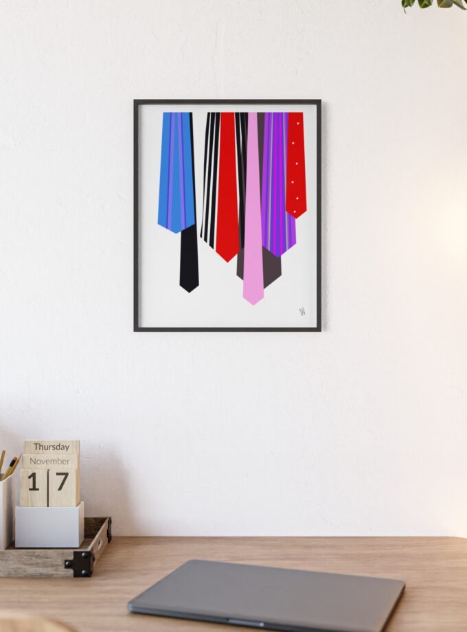 Ties Poster, Framed