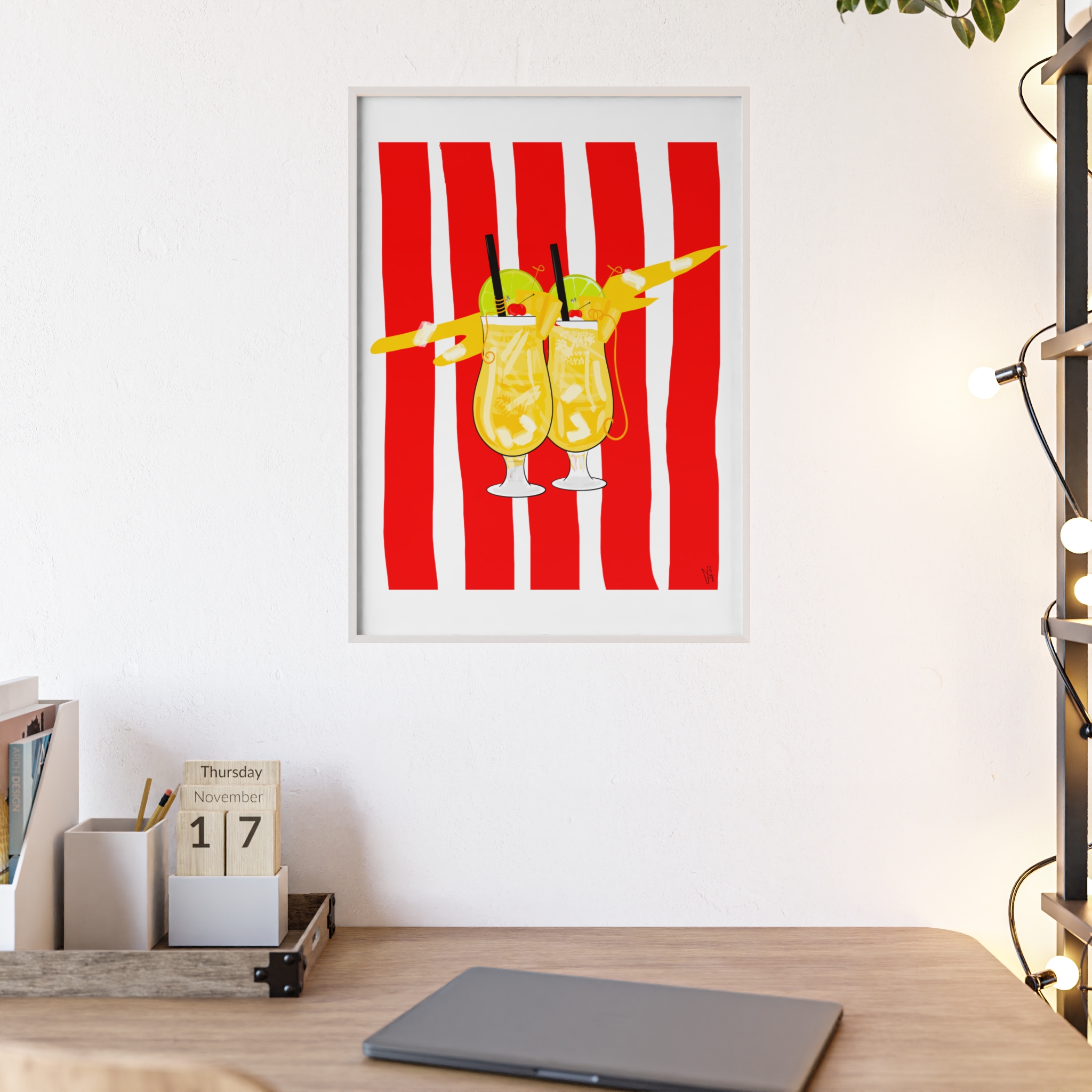 Pina Colada Poster, Framed - Image 44