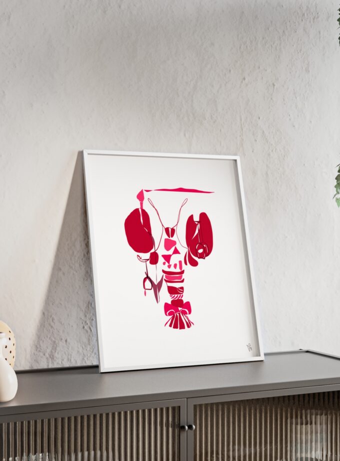 Chef's Kiss Poster, Framed