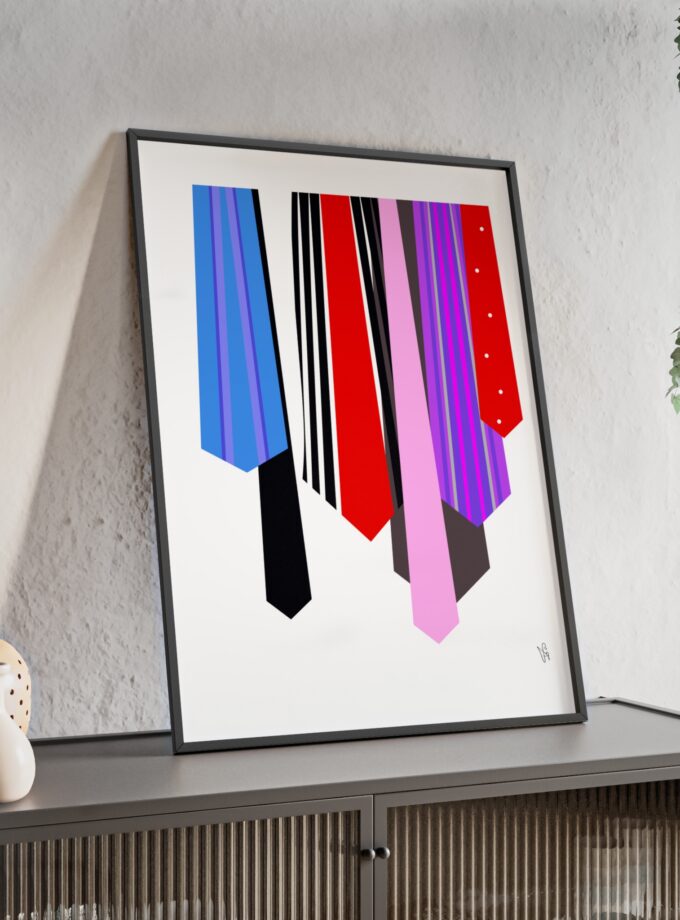 Ties Poster, Framed