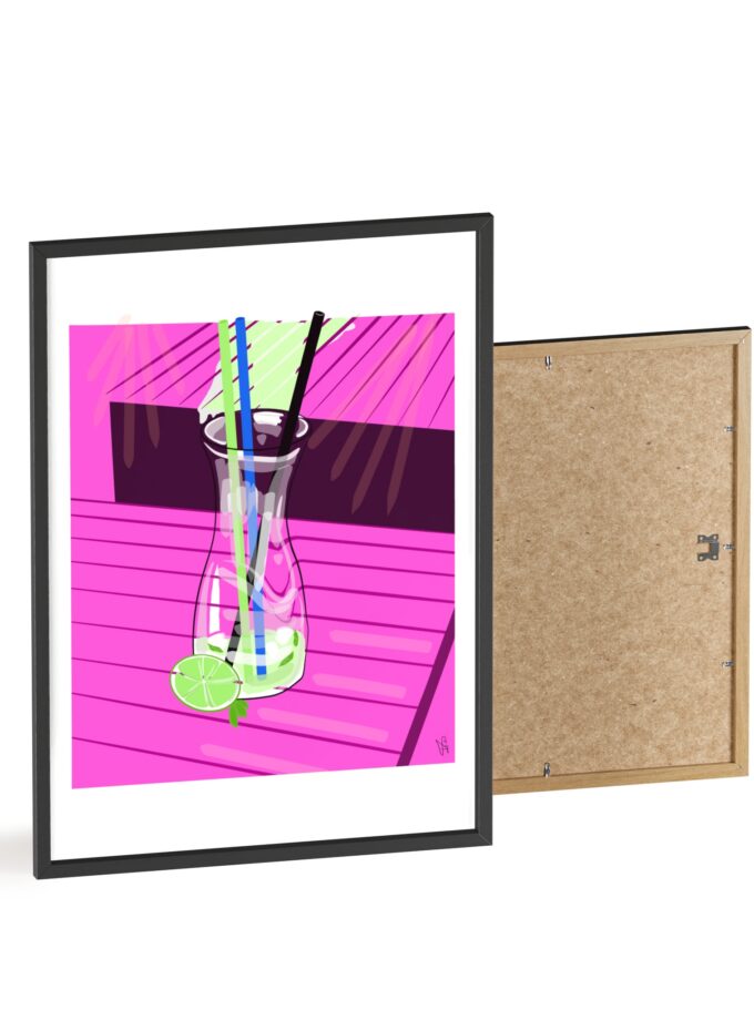 Mojito In Starigrad Poster, Framed