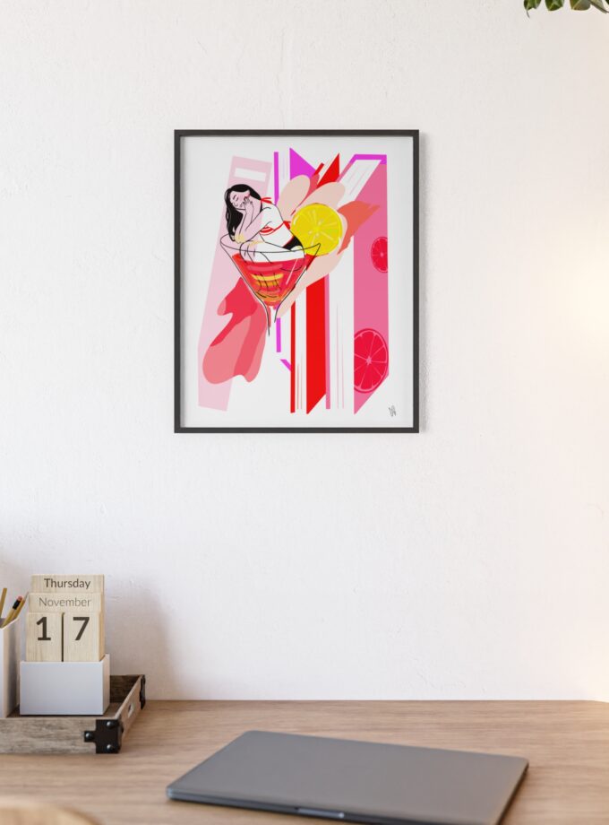 Cosmopolitana Poster, Framed