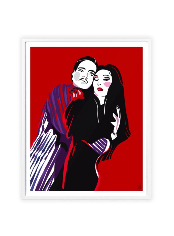 90' Bloody Halloween Poster, Framed