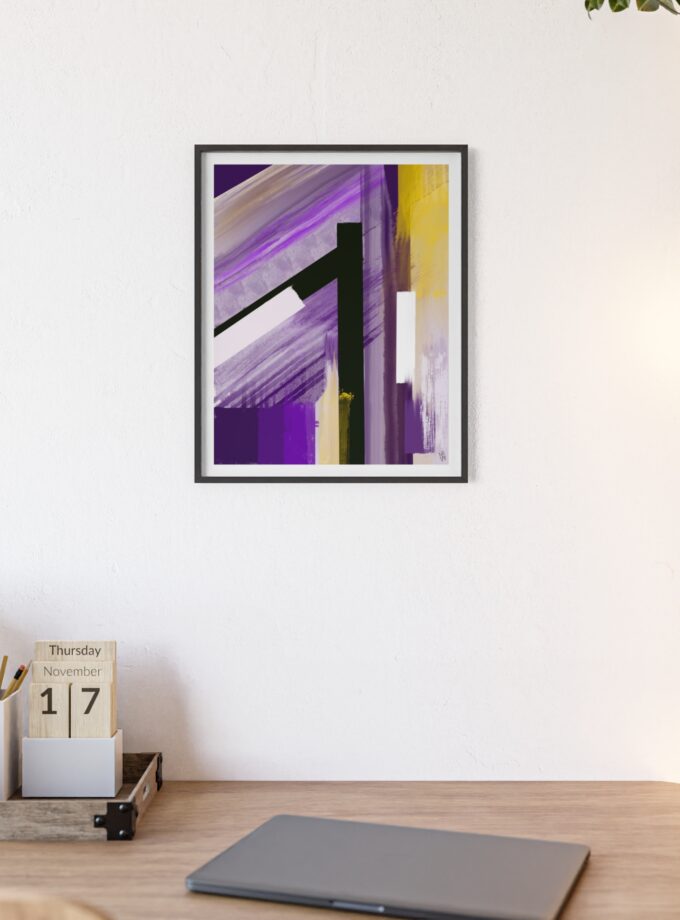 Lilac Poster, Framed