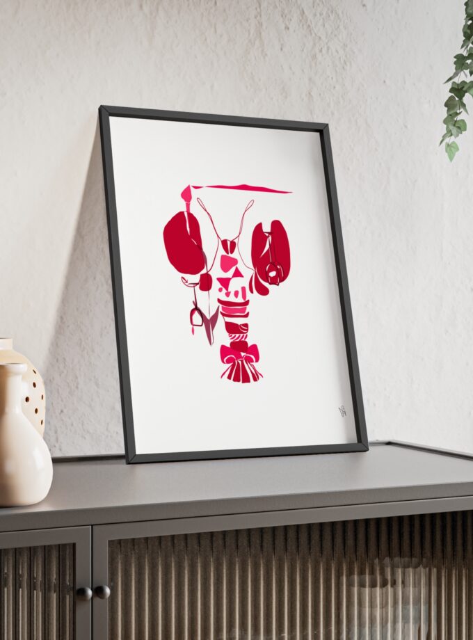 Chef's Kiss Poster, Framed