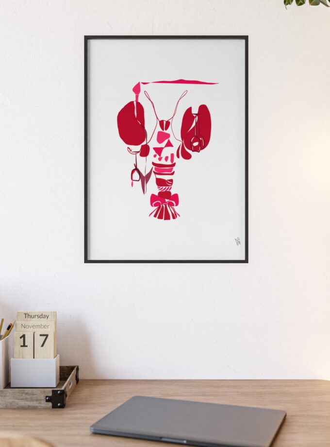 Chef's Kiss Poster, Framed