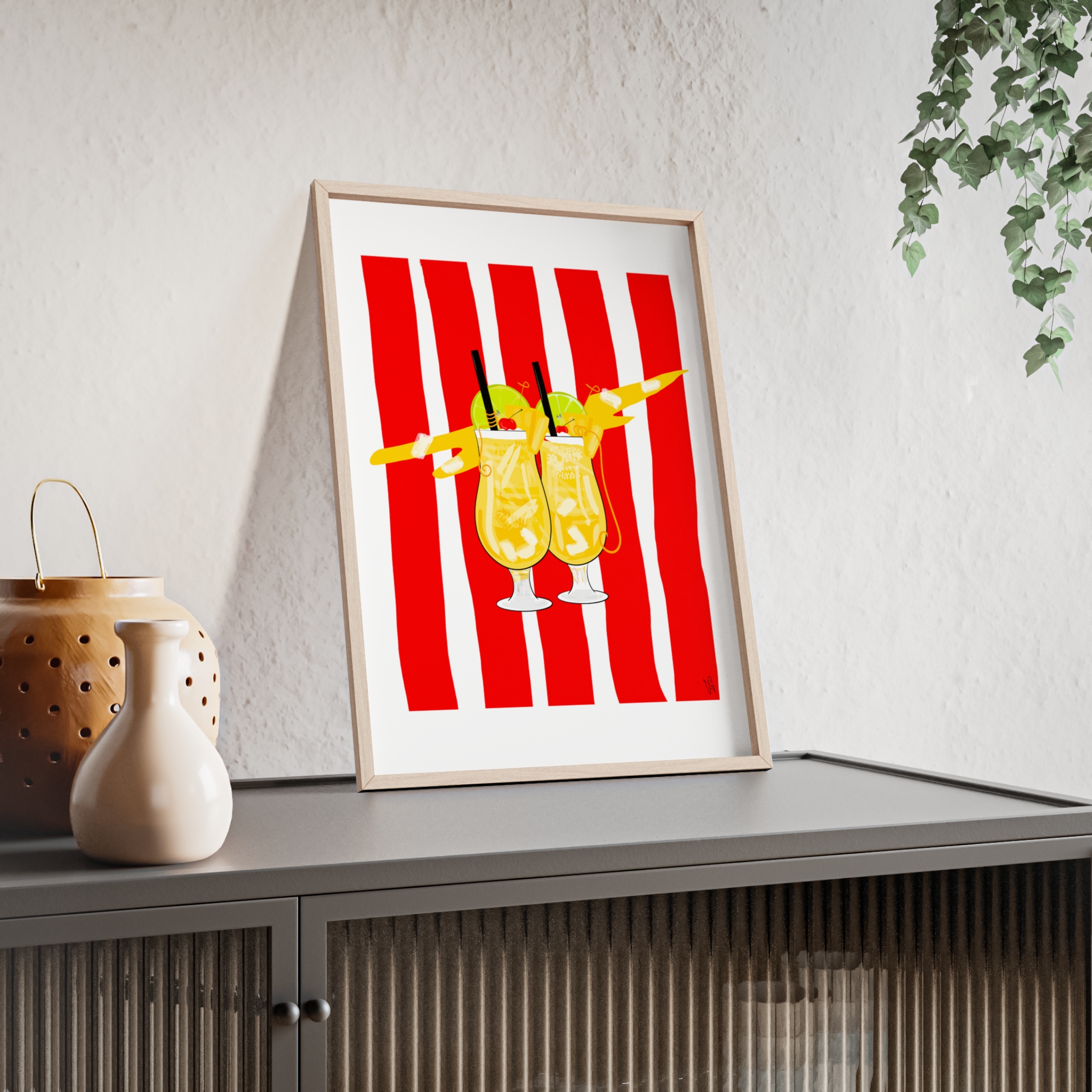 Pina Colada Poster, Framed - Image 63