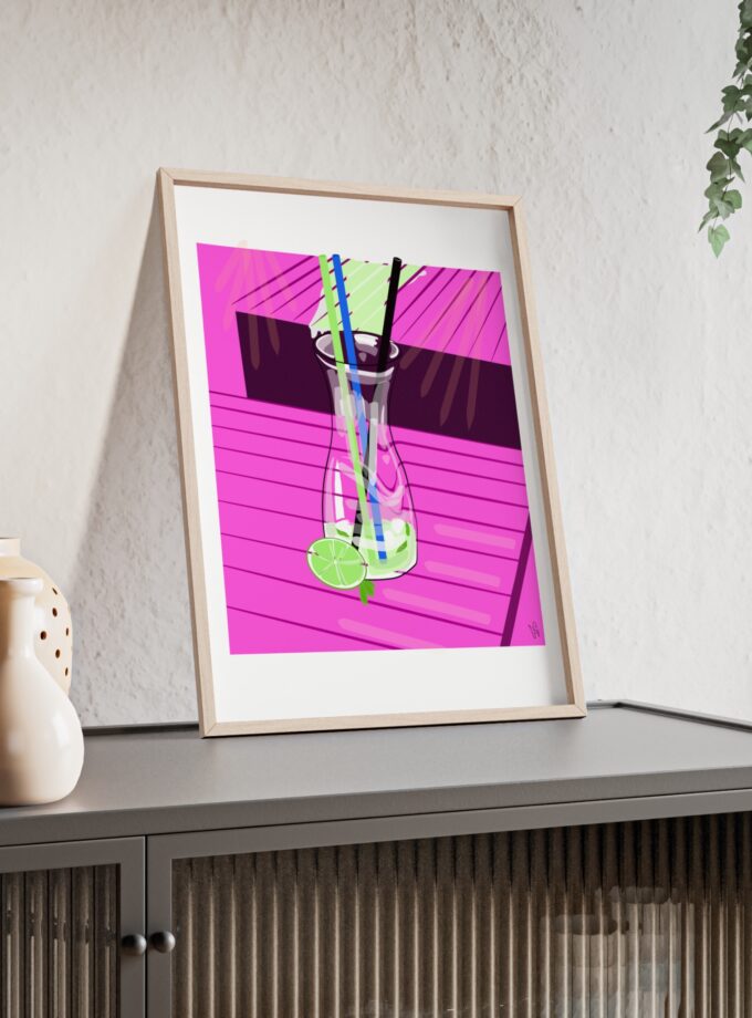 Mojito In Starigrad Poster, Framed