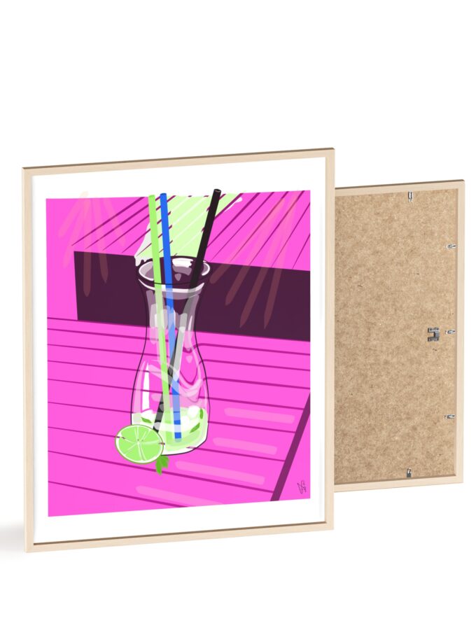 Mojito In Starigrad Poster, Framed