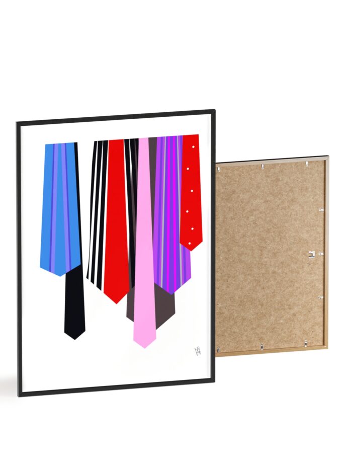 Ties Poster, Framed