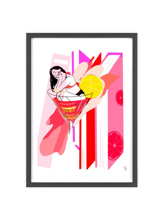 Cosmopolitana Poster, Framed