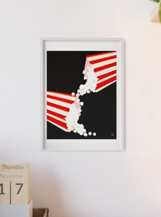 September Date Poster, Framed