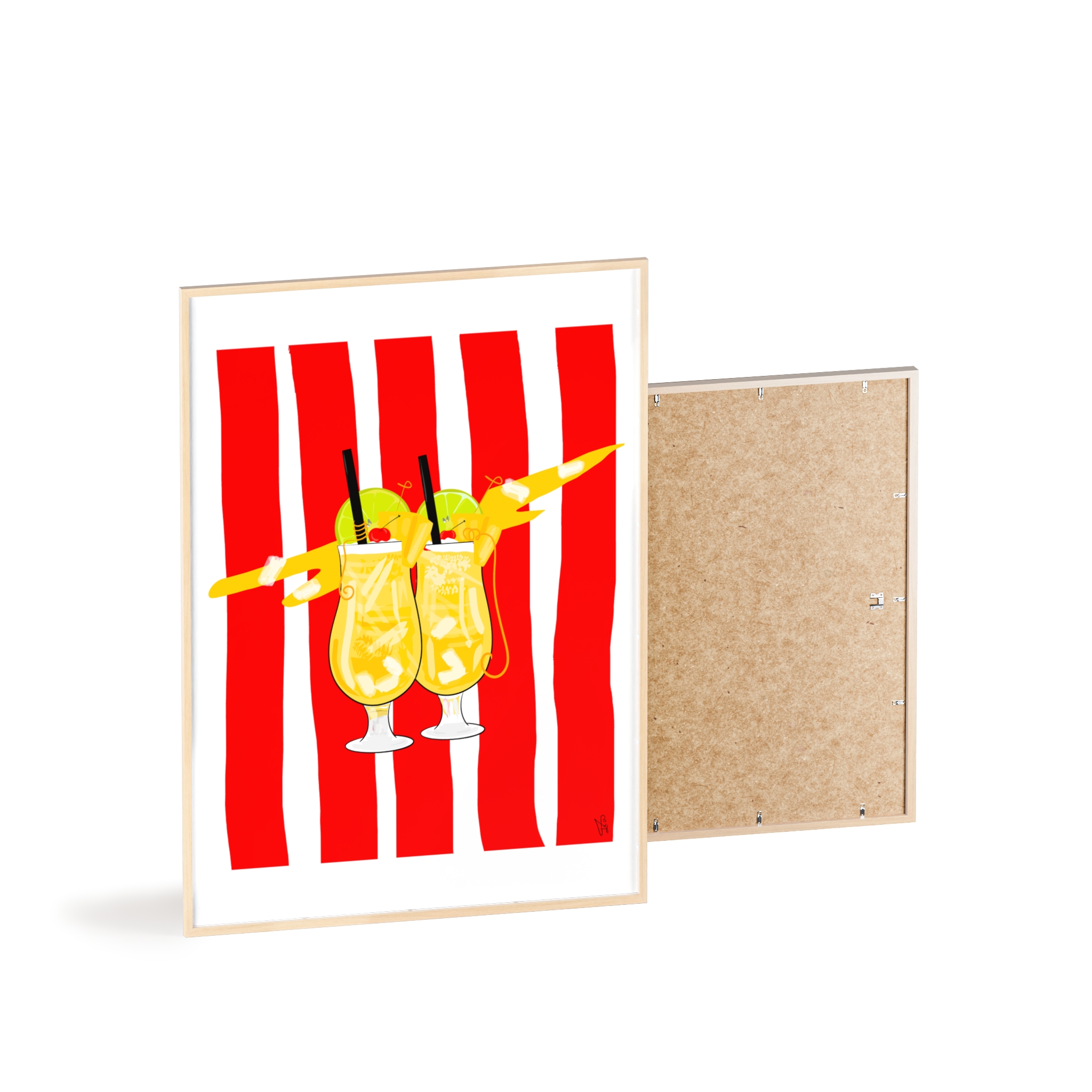 Pina Colada Poster, Framed - Image 34