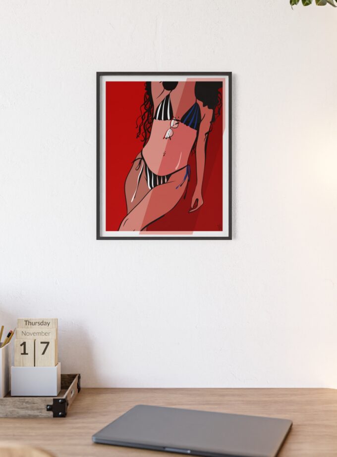 Where Are My Glasses? Poster, Framed