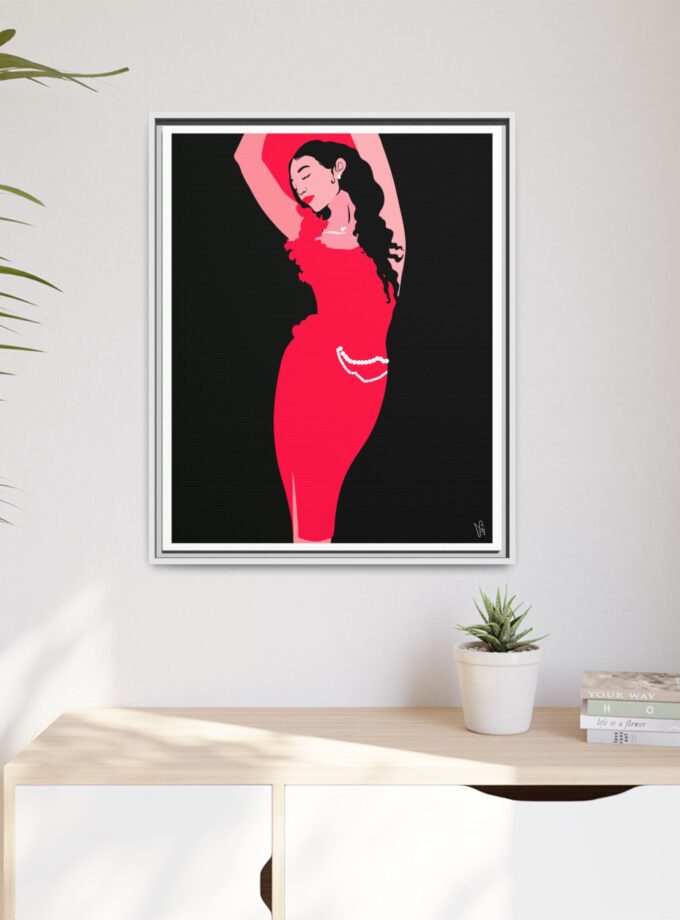 Goddess Canvas, Framed