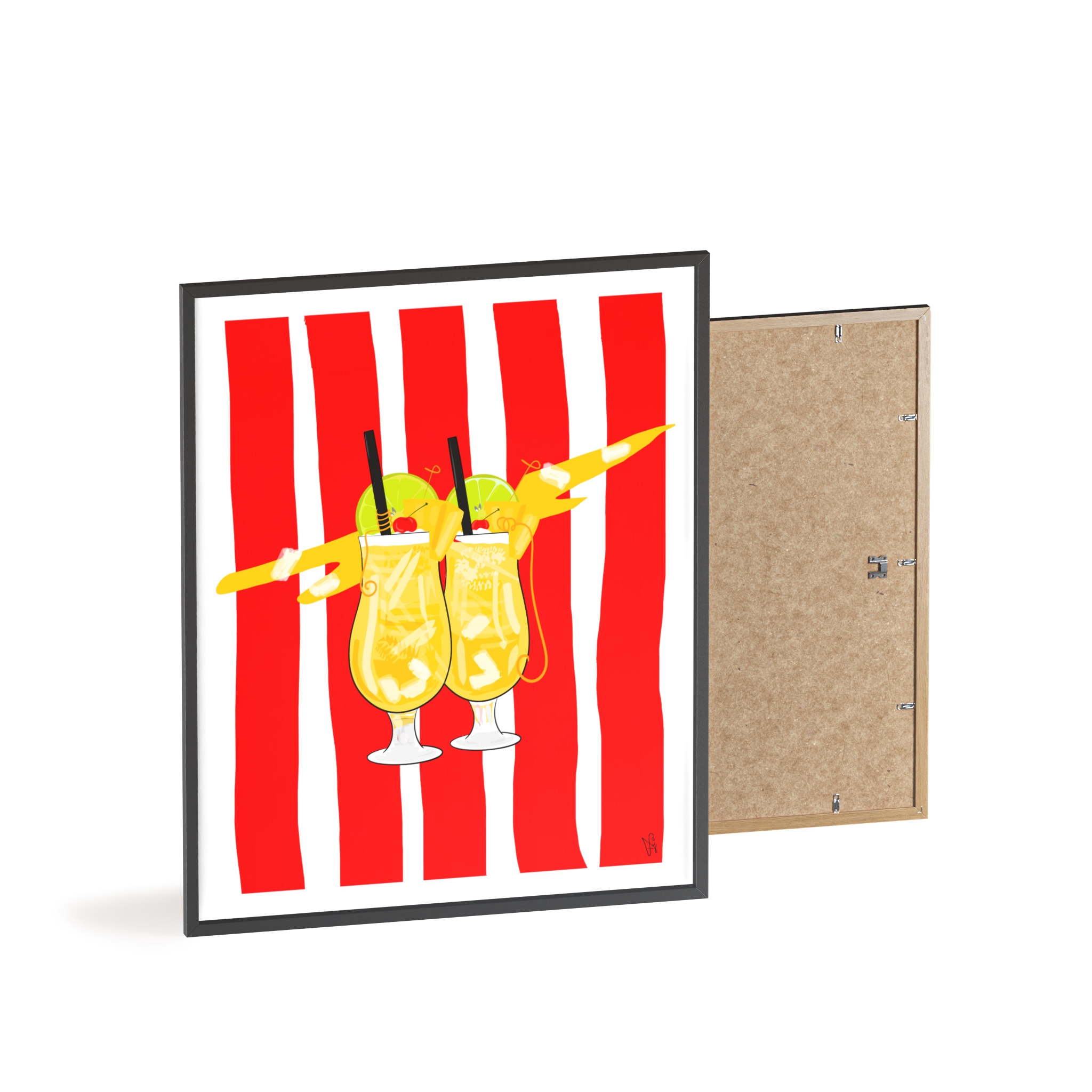 Pina Colada Poster, Framed - Image 6