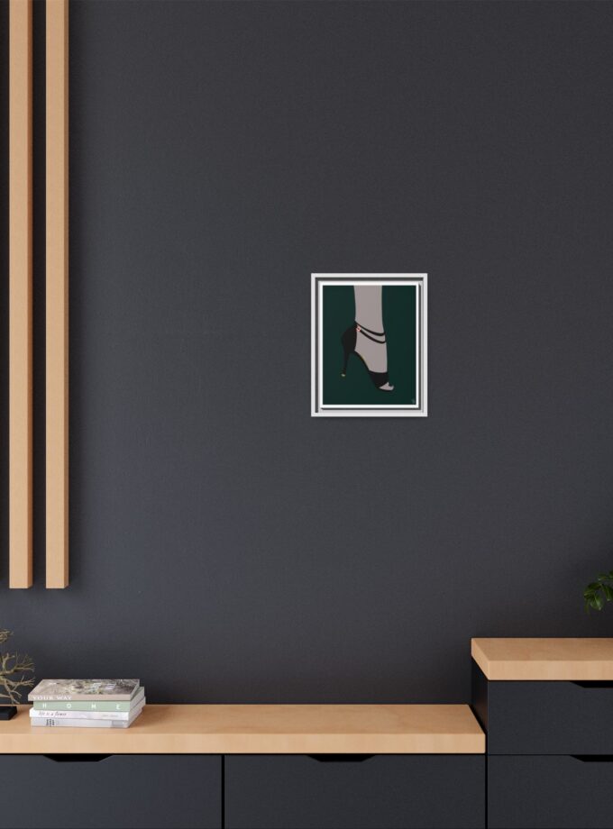 Emerald Canvas, Framed