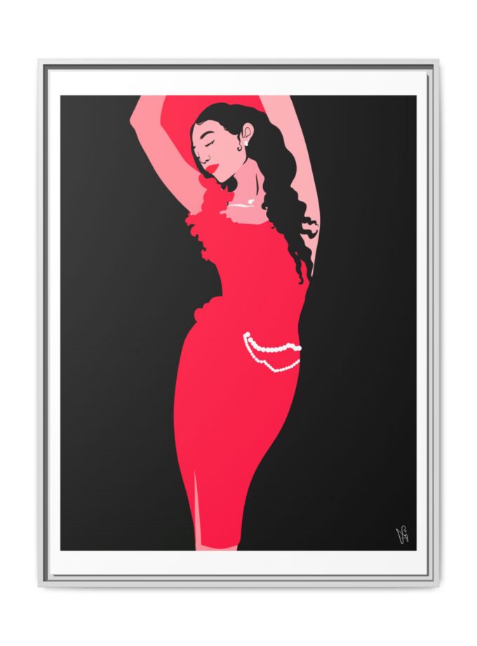 Goddess Canvas, Framed