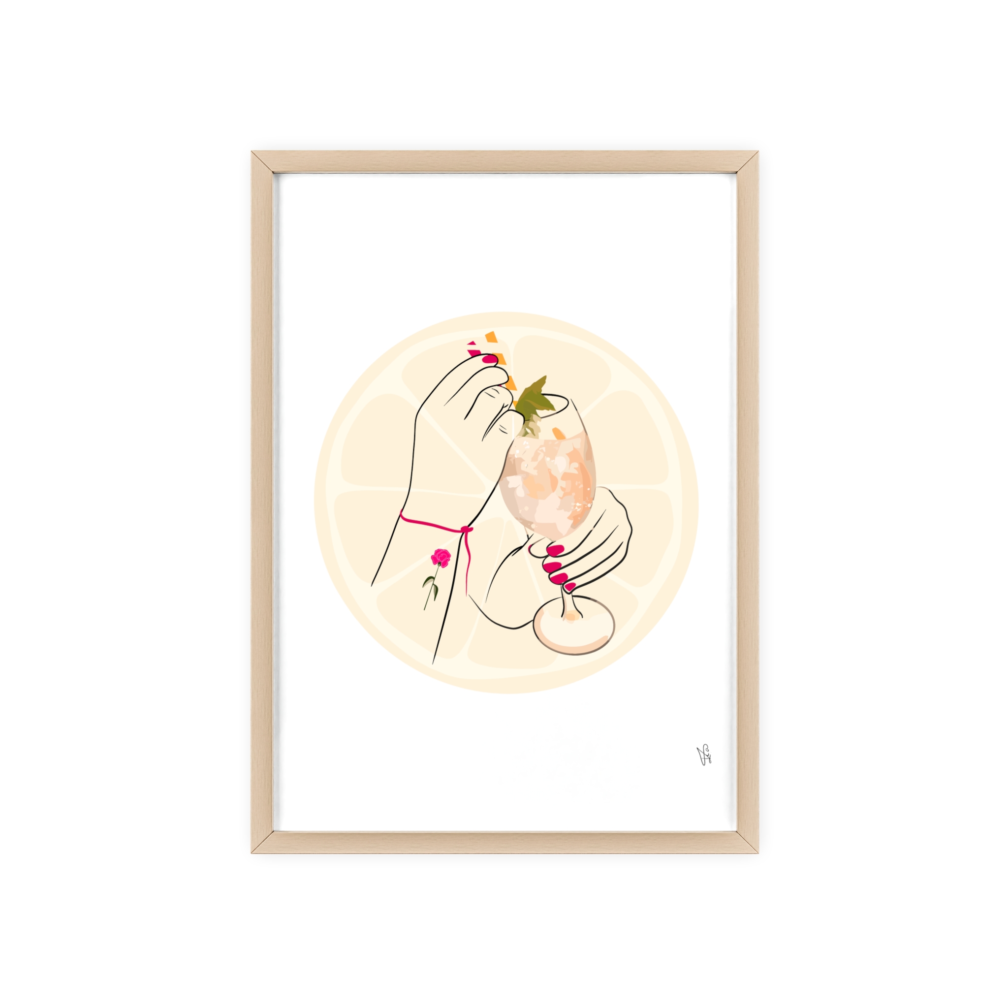 A Toast To Friendship Poster, Framed - Image 85