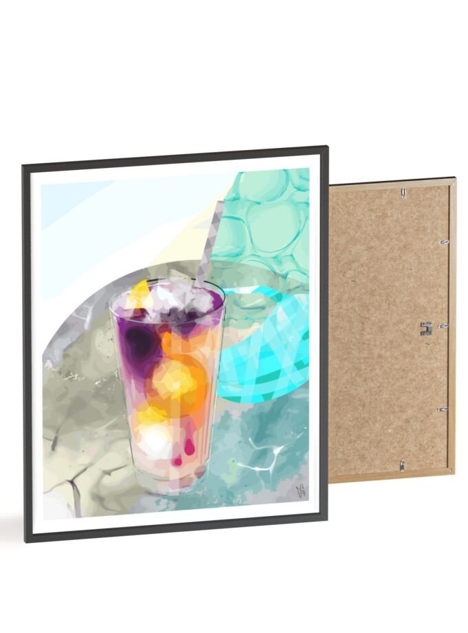 Lemonade In Zagreb Poster, Framed