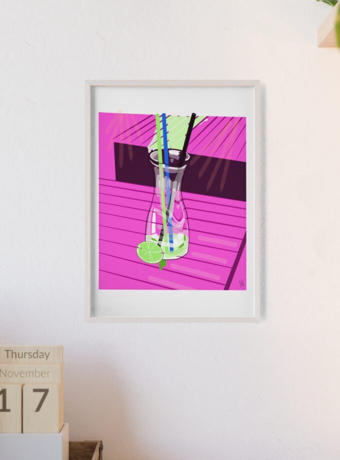 Mojito In Starigrad Poster, Framed