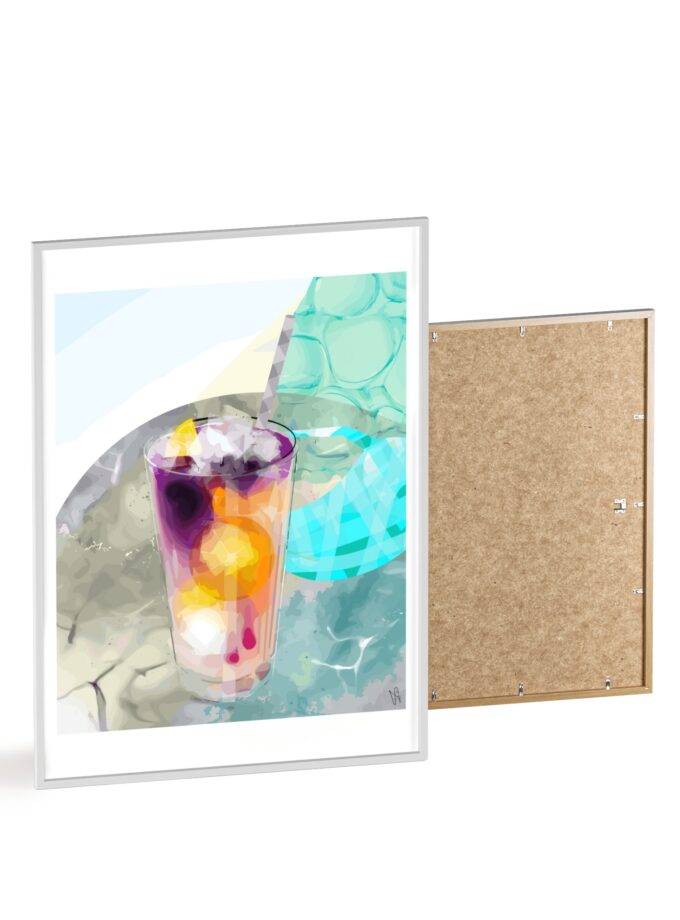 Lemonade In Zagreb Poster, Framed