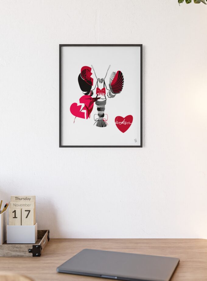 Heartbroken Poster, Framed