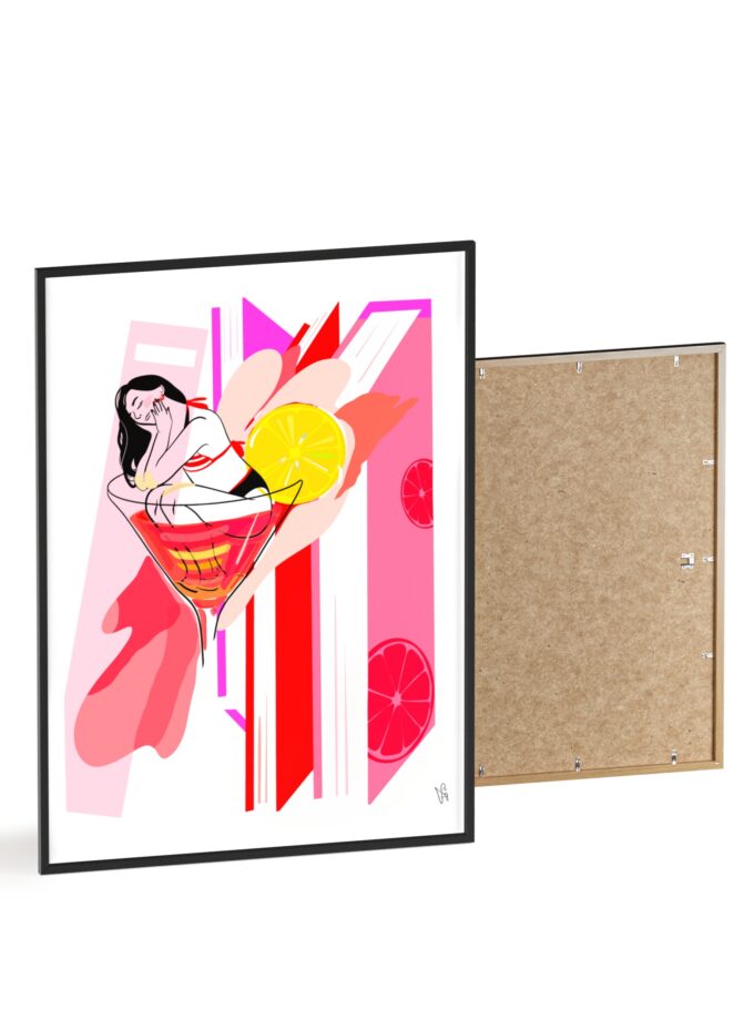 Cosmopolitana Poster, Framed