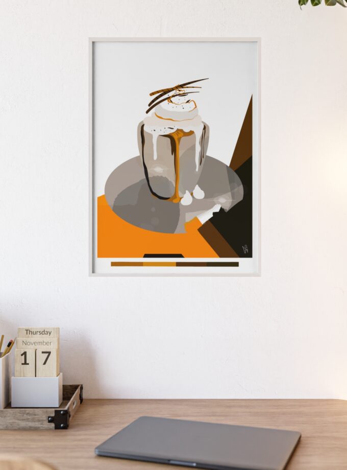 Caramel Bliss Poster, Framed