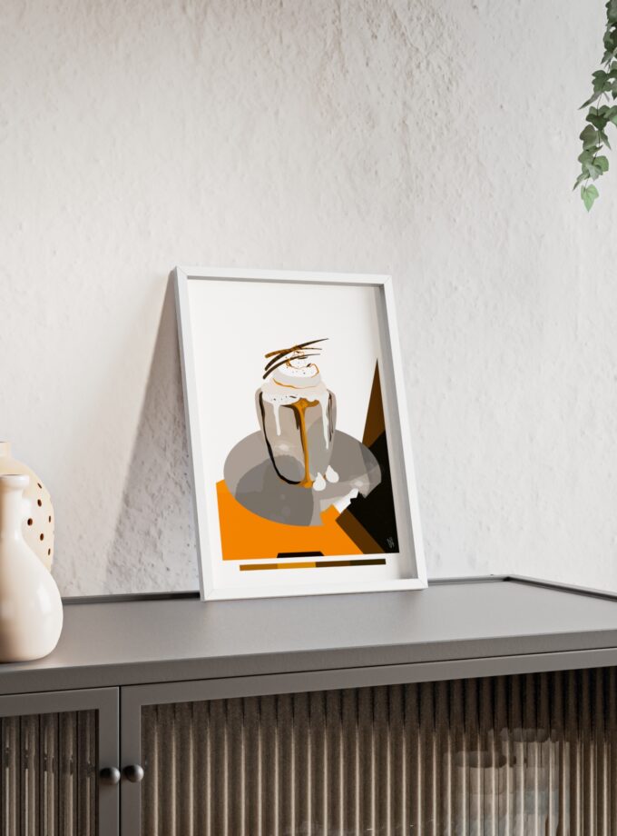 Caramel Bliss Poster, Framed