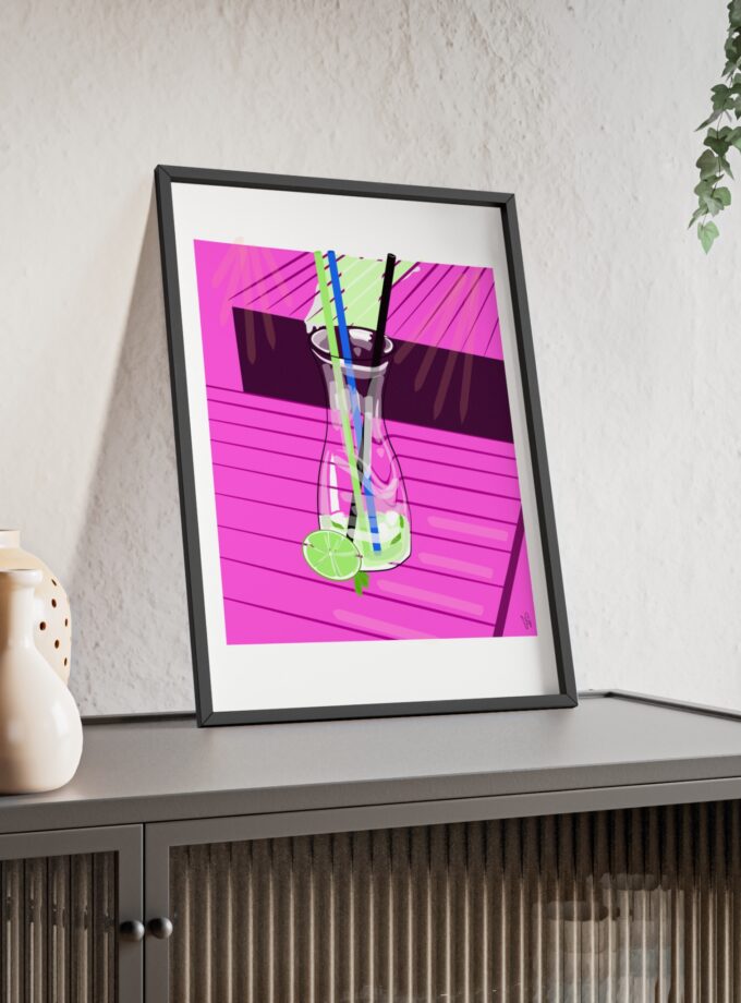 Mojito In Starigrad Poster, Framed