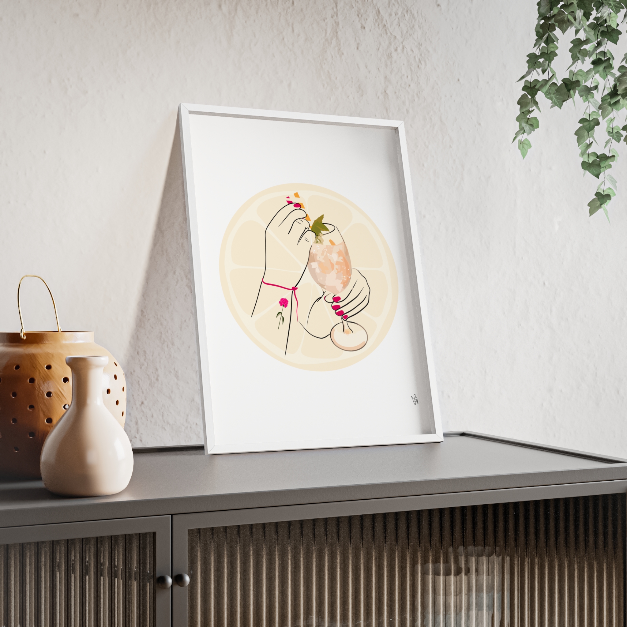 A Toast To Friendship Poster, Framed - Image 71