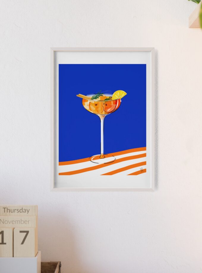 Apple Cider Poster, Framed