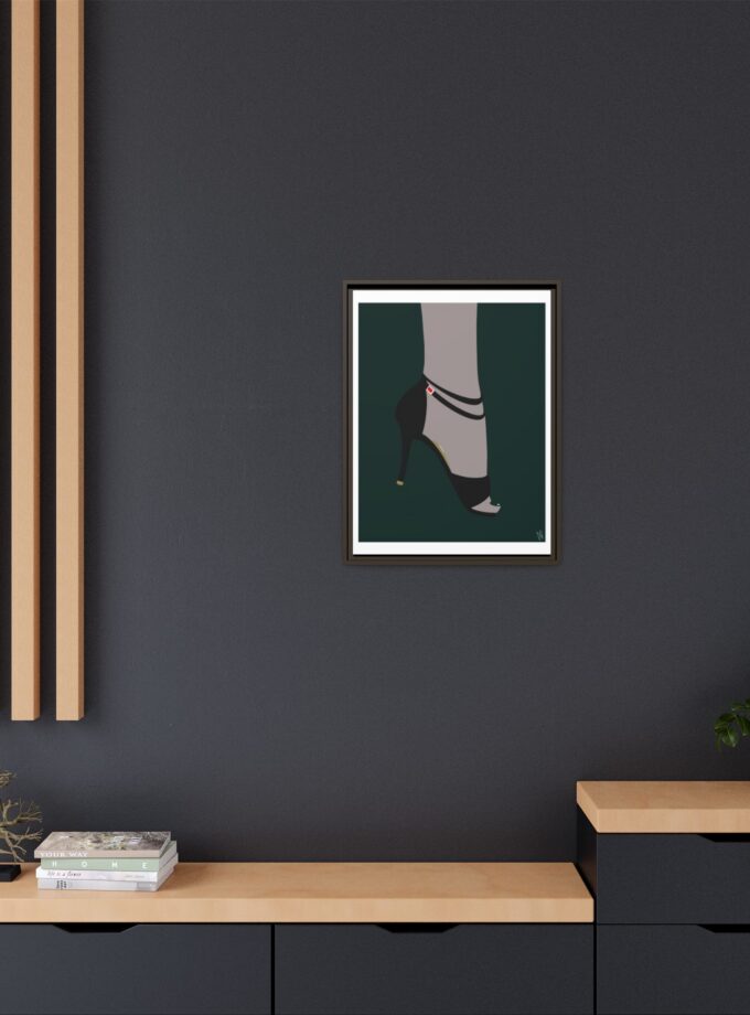 Emerald Canvas, Framed