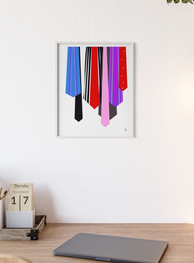 Ties Poster, Framed