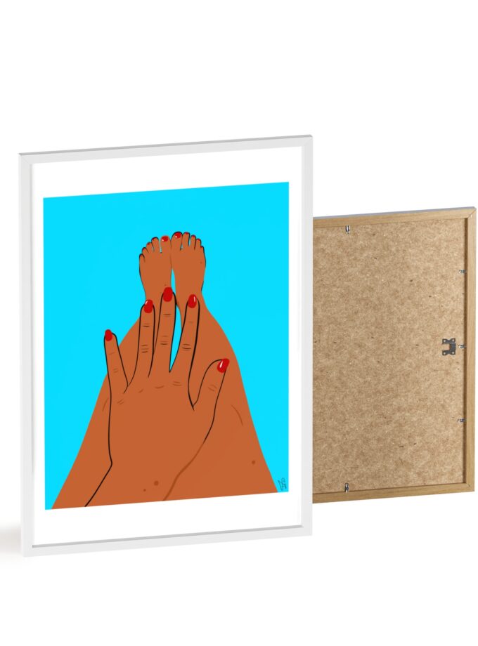 Sky Polish Poster, Framed