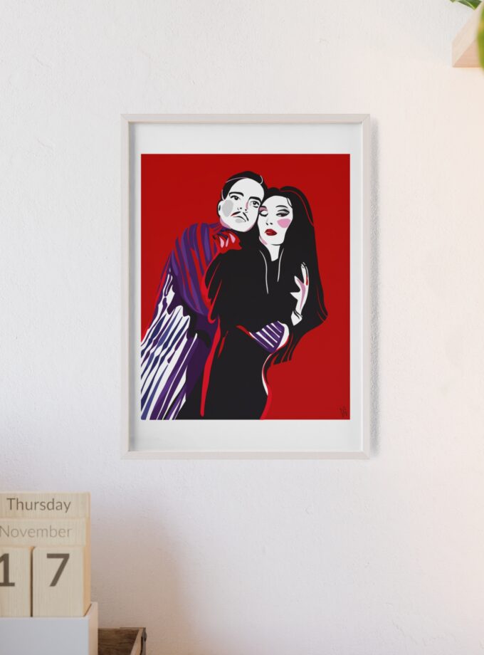 90' Bloody Halloween Poster, Framed