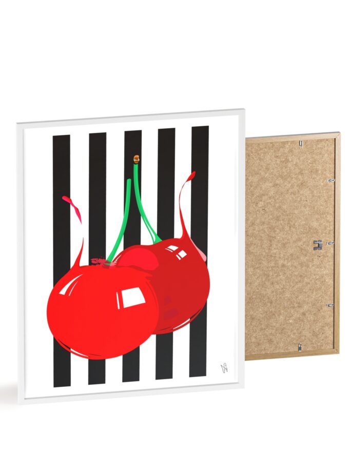 Cherries Poster, Framed