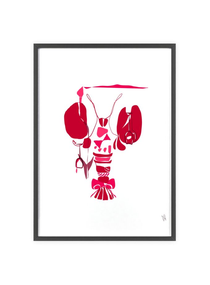 Chef's Kiss Poster, Framed