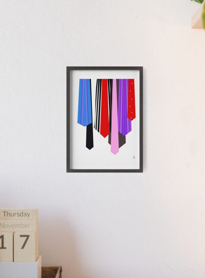 Ties Poster, Framed