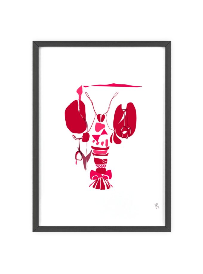 Chef's Kiss Poster, Framed