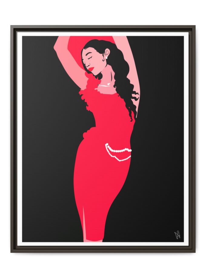 Goddess Canvas, Framed