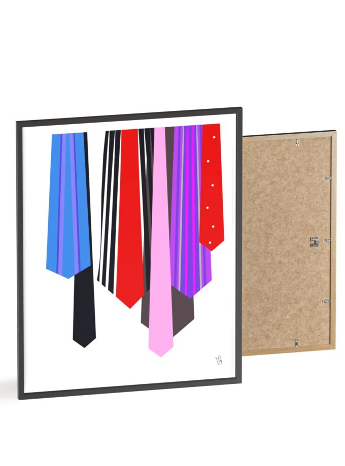 Ties Poster, Framed
