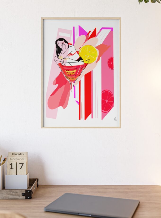 Cosmopolitana Poster, Framed