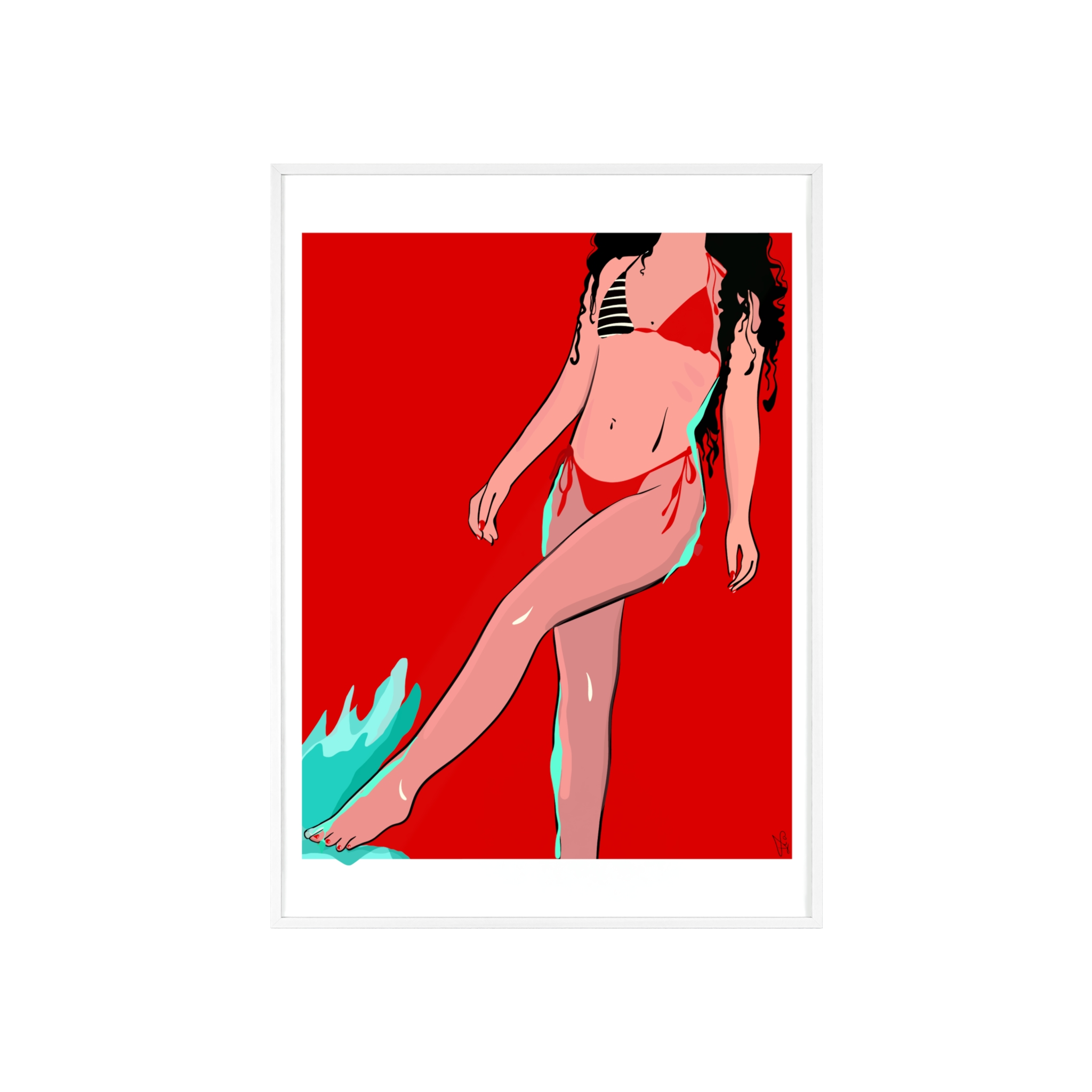 Budva Poster, Framed - Image 25